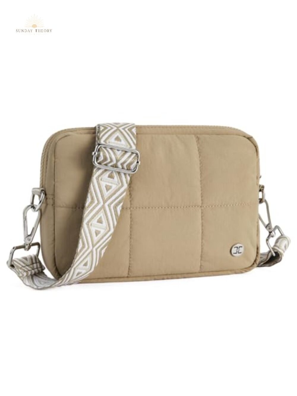 Lightweight Nylon Crossbody Bag with Adjustable Guitar Strap